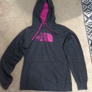 The North Face Women’s Gray Hoodie (size large)